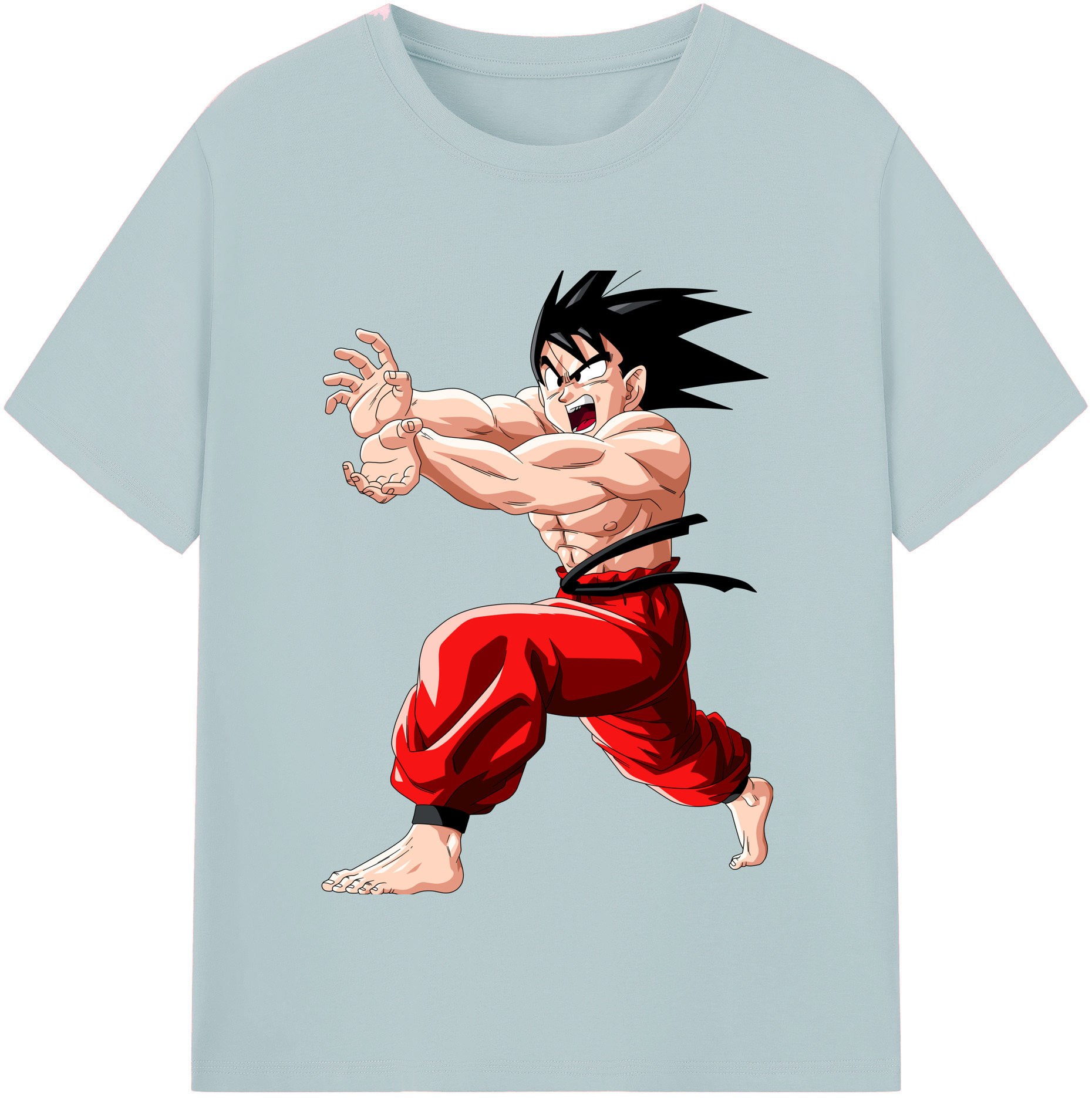 （画像用） ドラゴンボール 孫悟空（そん ごくう）Son Goku カカロット DRAGON BALL Kakarotto 綿100％半袖Tシャツ（フロントプリント）
